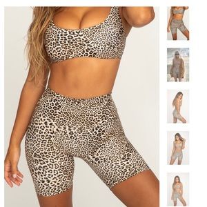 Skatie Bike Shorts in Manhattan print. Size XS.